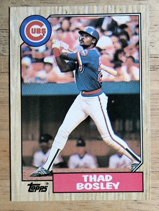 1987 Topps #58 Thad Bosley