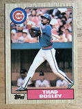 1987 Topps #58 Thad Bosley