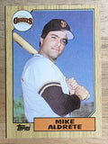 1987 Topps #71 Mike Aldrete