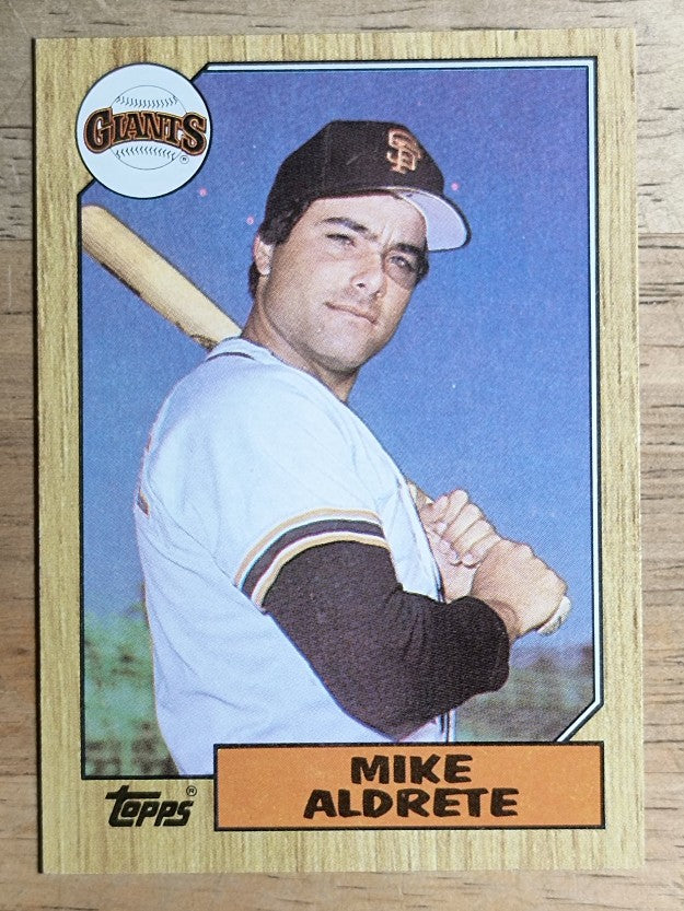 1987 Topps #71 Mike Aldrete