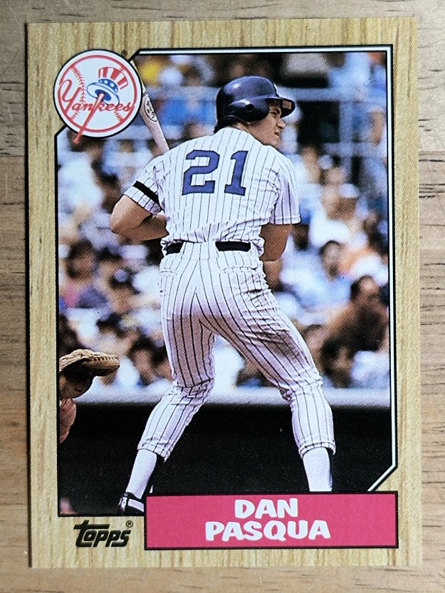 1987 Topps #74 Dan Pasqua