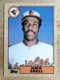 1987 Topps #86 Nate Snell