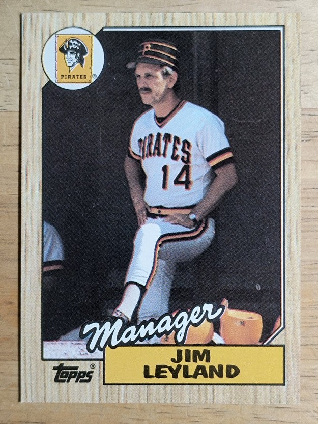 1987 Topps #93 Jim Leyland MG/TC RC