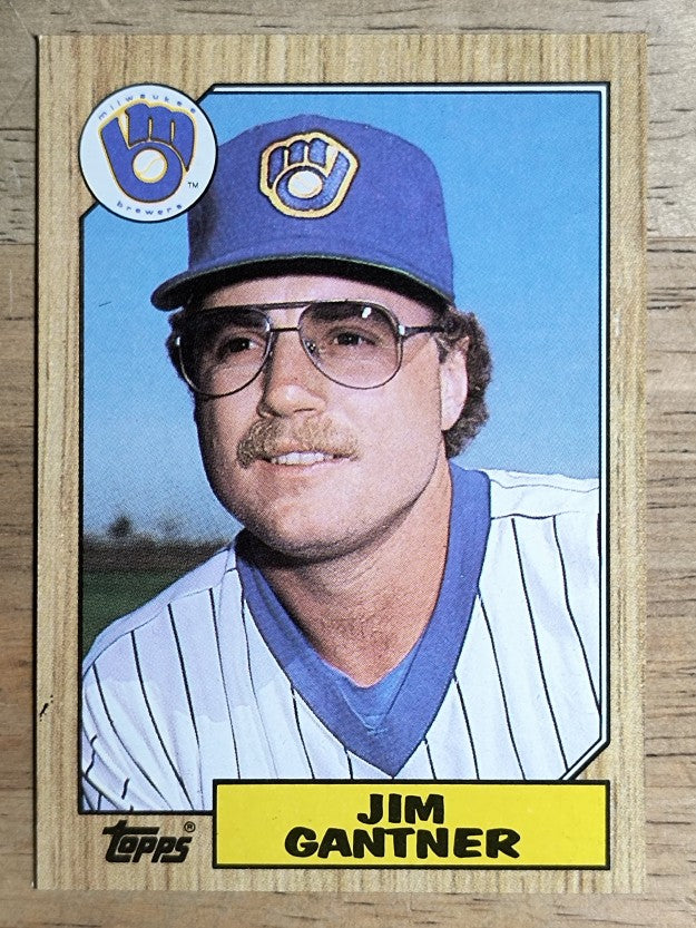 1987 Topps #108 Jim Gantner