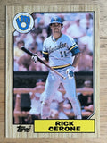 1987 Topps #129 Rick Cerone