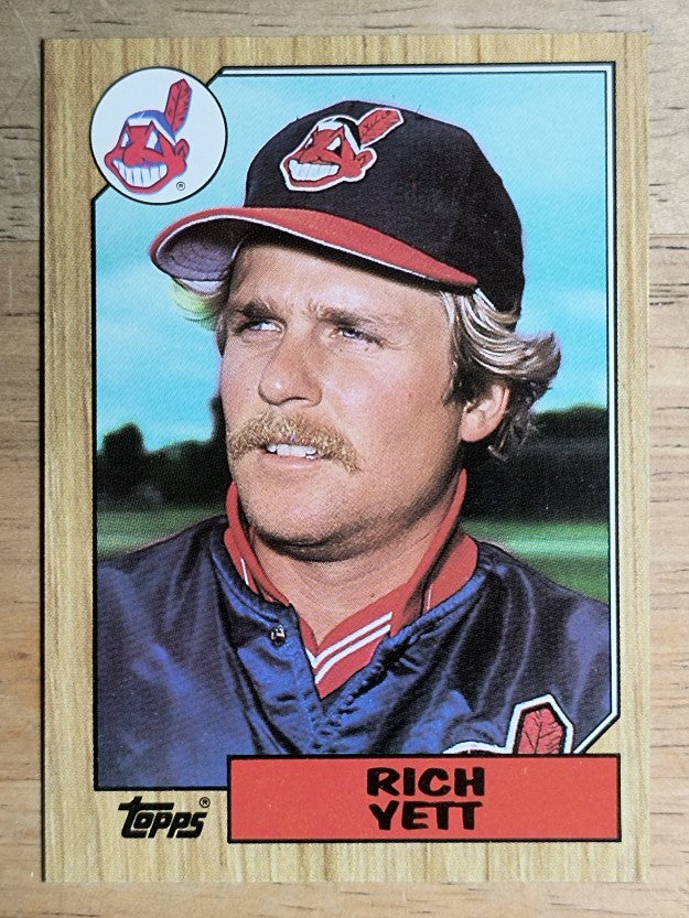 1987 Topps #134 Rich Yett
