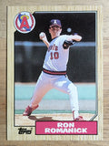 1987 Topps #136 Ron Romanick