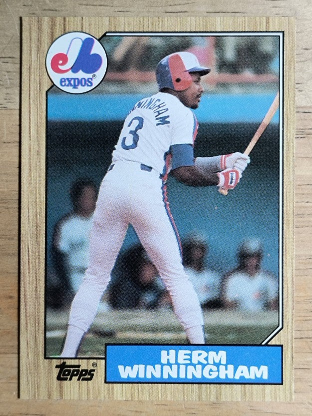 1987 Topps #141 Herm Winningham