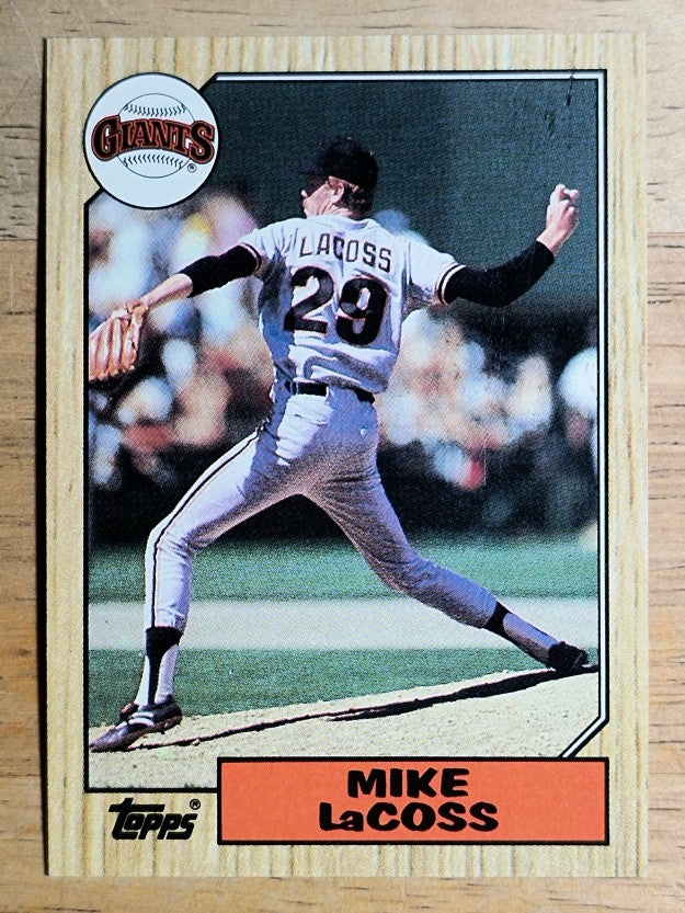 1987 Topps #151 Mike LaCoss