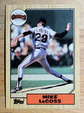 1987 Topps #151 Mike LaCoss