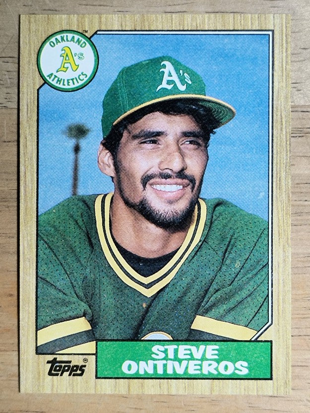 1987 Topps #161 Steve Ontiveros
