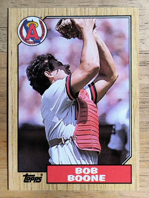 1987 Topps #166 Bob Boone