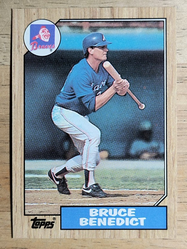 1987 Topps #186 Bruce Benedict