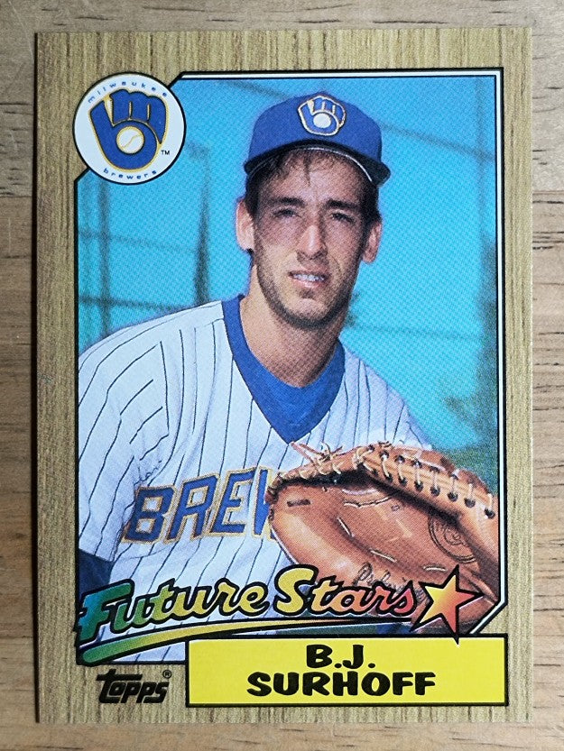 1987 Topps #216 B.J. Surhoff RC