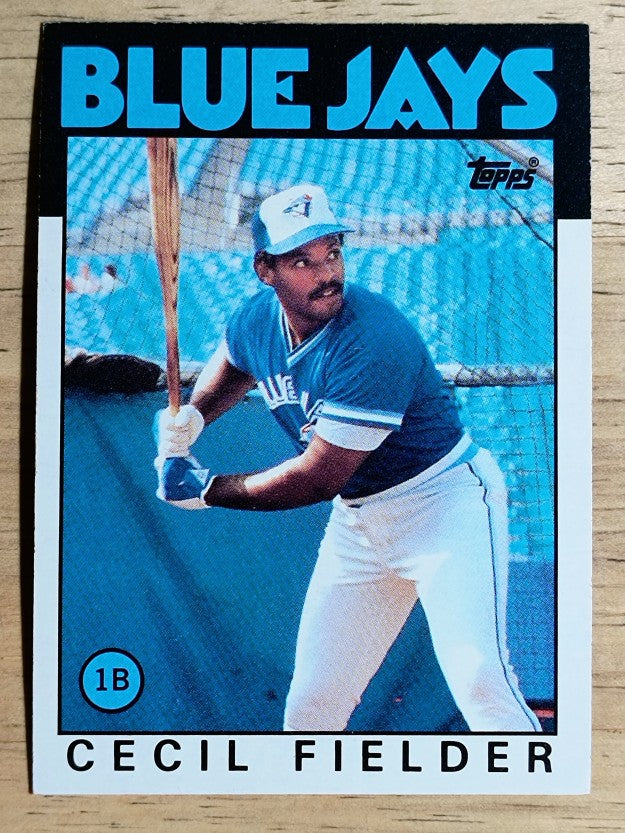 1986 Topps #386 Cecil Fielder RC