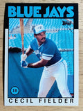 1986 Topps #386 Cecil Fielder RC