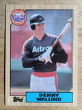 1987 Topps #222 Denny Walling