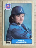 1987 Topps #242 Rick Mahler