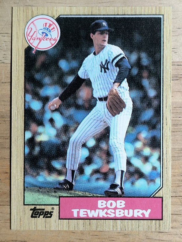 1987 Topps #254 Bob Tewksbury RC