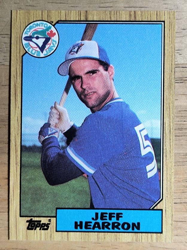 1987 Topps #274 Jeff Hearron