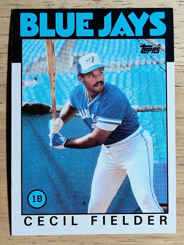 1986 Topps #386 Cecil Fielder RC
