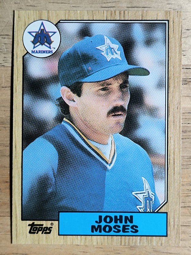 1987 Topps #284 John Moses