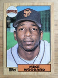 1987 Topps #286 Mike Woodard