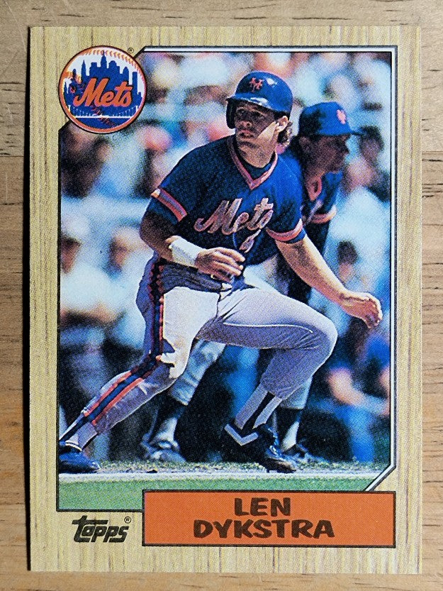 1987 Topps #295 Len Dykstra