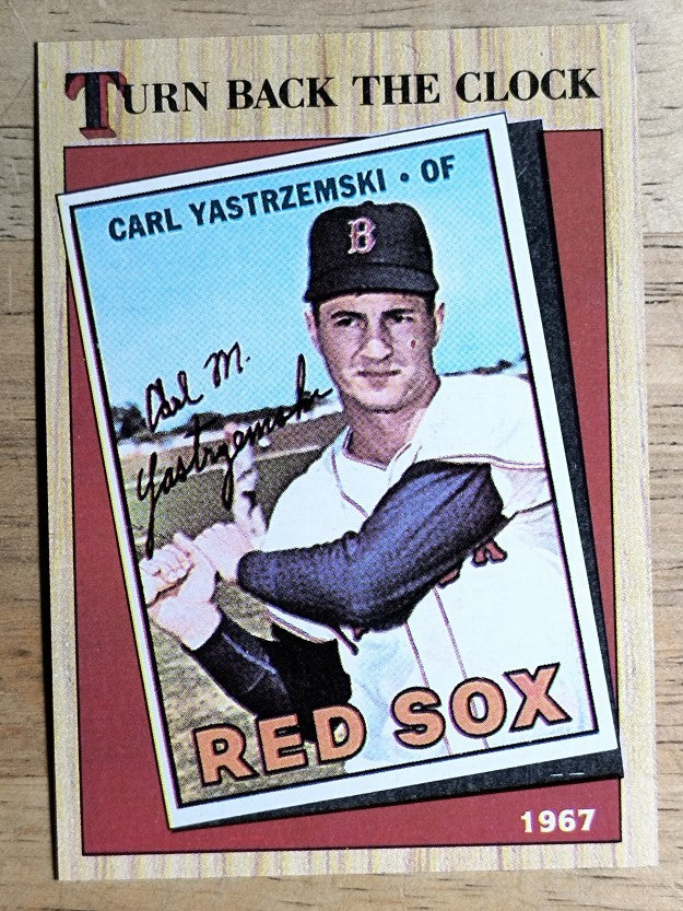 1987 Topps #314 Carl Yastrzemski TBC
