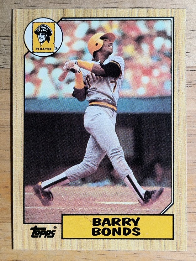 1987 Topps #320 Barry Bonds RC