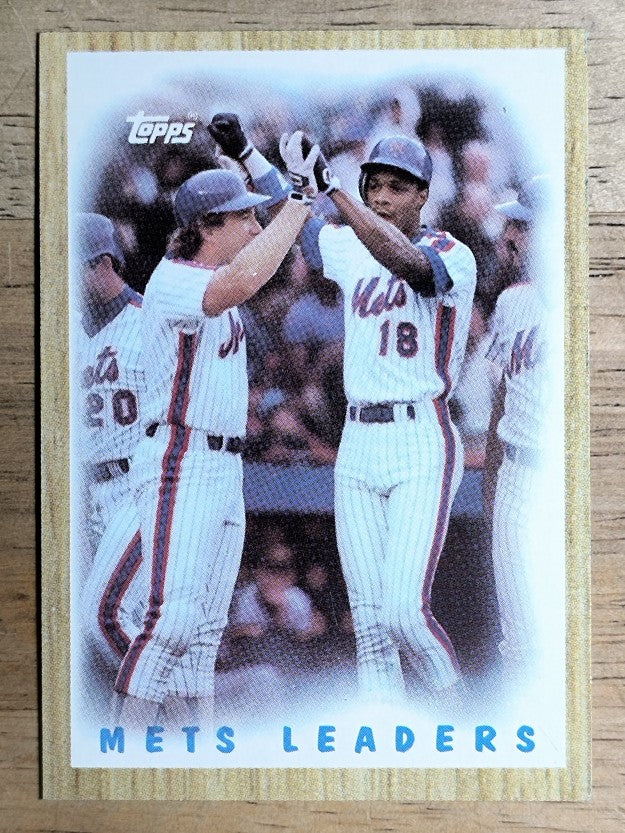 1987 Topps #331 Mets TL/Gary Carter/Darryl Strawberry