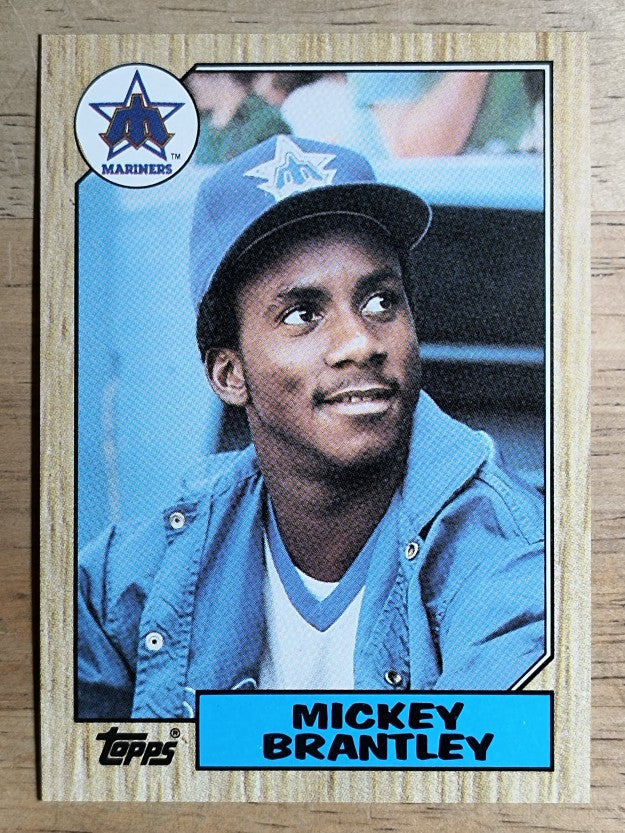 1987 Topps #347 Mickey Brantley