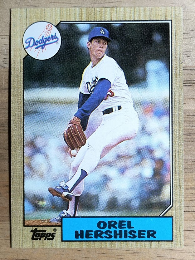 1987 Topps #385 Orel Hershiser