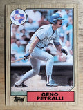 1987 Topps #388 Geno Petralli