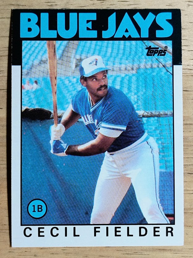 1986 Topps #386 Cecil Fielder RC