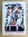 1987 Topps #406 Yankees TL/Rickey Henderson/Don Mattingly