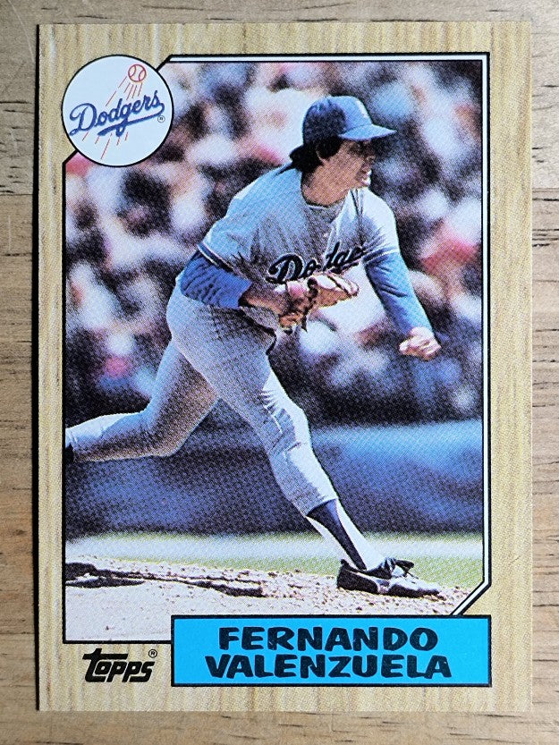1987 Topps #410 Fernando Valenzuela