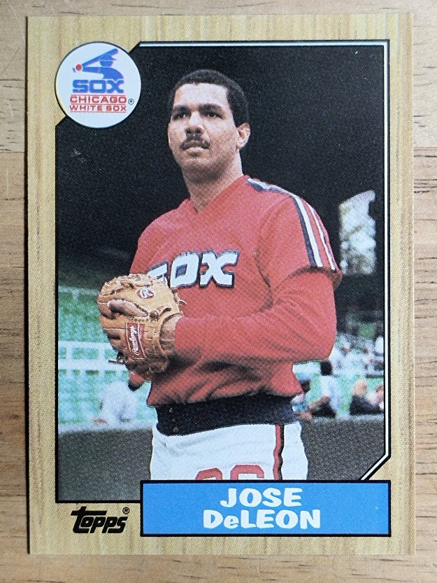 1987 Topps #421 Jose DeLeon