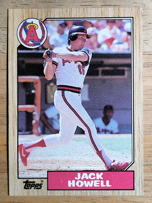 1987 Topps #422 Jack Howell