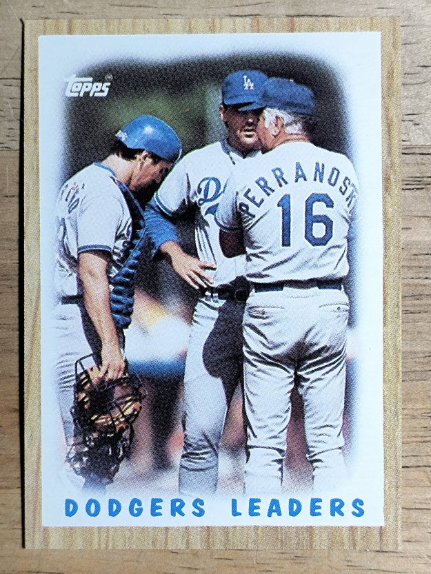 1987 Topps #431 Dodgers Team