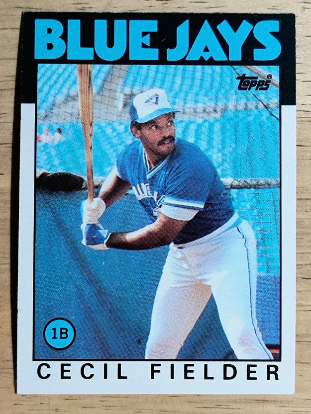 1986 Topps #386 Cecil Fielder RC