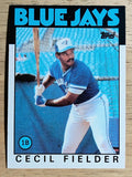 1986 Topps #386 Cecil Fielder RC