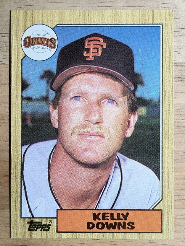 1987 Topps #438 Kelly Downs RC