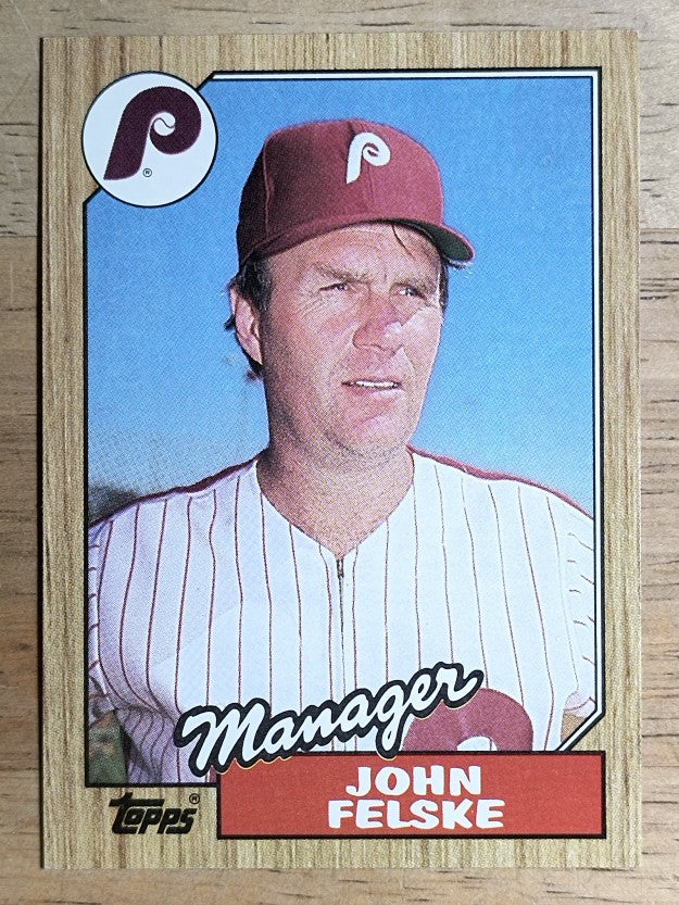 1987 Topps #443 John Felske MG
