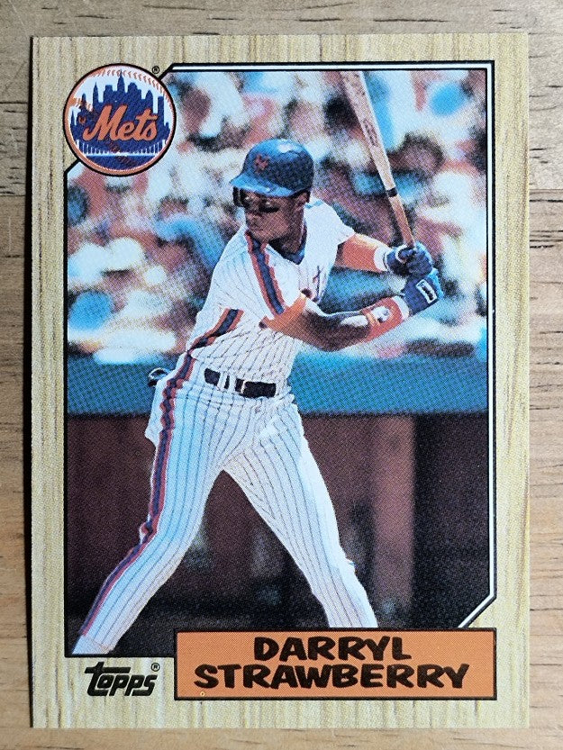 1987 Topps #460 Darryl Strawberry