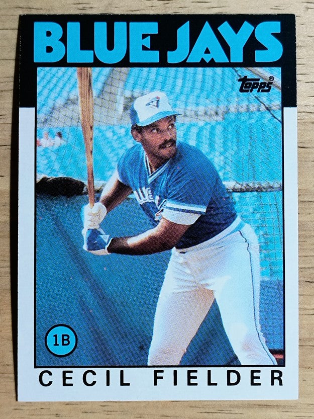 1986 Topps #386 Cecil Fielder RC