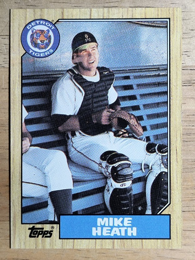 1987 Topps #492 Mike Heath