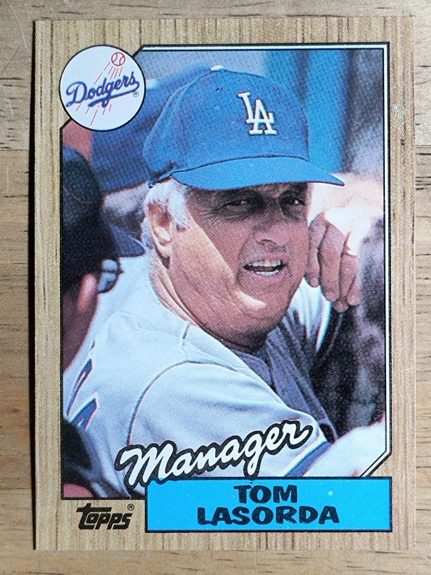 1987 Topps #493 Tom Lasorda MG