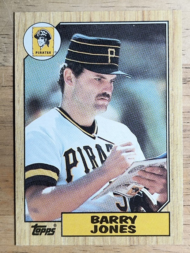 1987 Topps #494 Barry Jones