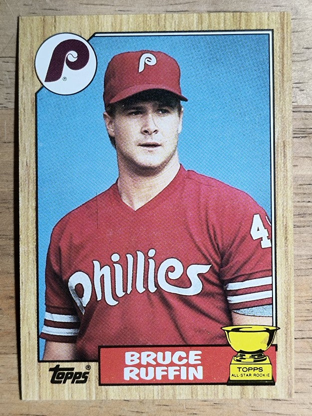 1987 Topps #499 Bruce Ruffin RC